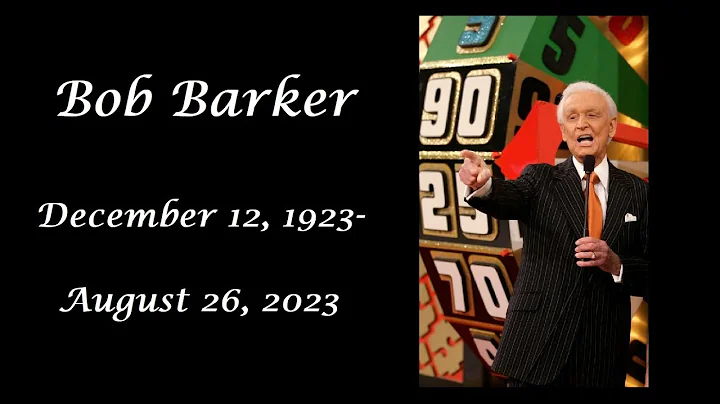 Bob Barker RIP 12/12/1923-08/26/2023