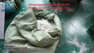  Waste PP PE Plastic Film Plastic Densifier Plastic Agglomerator Machine--Crusher--pulverizer