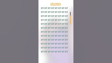 Can you find 75? #puzzle #brainteaser #numberchallenge