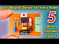 5 helpful electronic projects for beginners