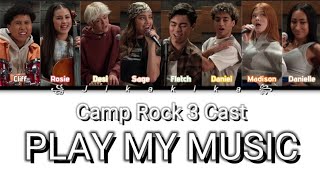 "PLAY MY MUSIC" Color Coded Lyrics Video | From: "Camp Rock 3" • Jikakika •