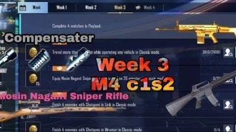 Season c1s2 M4 Week 3 mission explain)Pubg Mobile rp mission | BGMI Week 3 mission