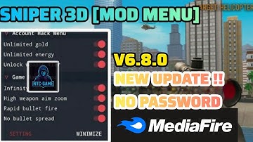 [UPDATE] Sniper 3D MOD MENU v6.8.0 | Unlimited Money & Unlocked All Weapon || NTC-GAME
