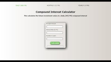 Compound Interest Calculator ver.2 Update (SOURCE CODE BELOW) | Joshua