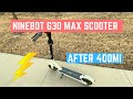 Ninebot MAX G30LP Electric Scooter (TESLA fast -- Review After 400 miles)