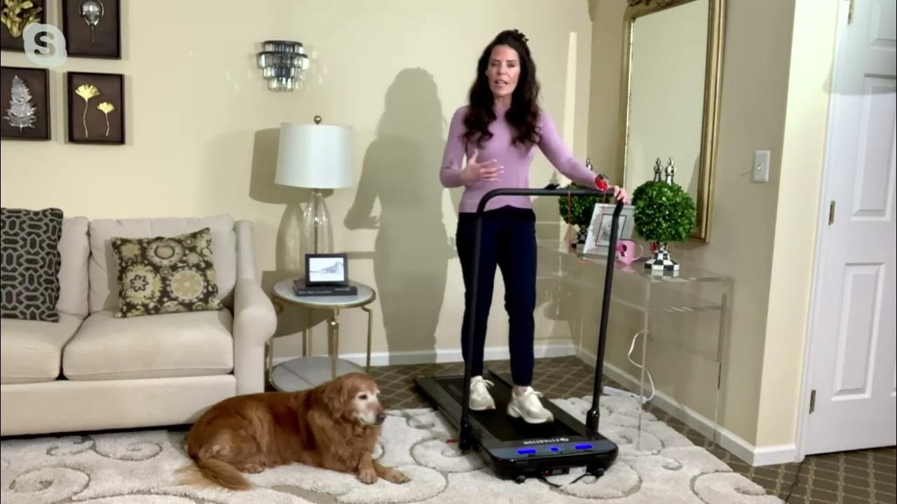 FITNATION Slimline Walker's Deluxe Treadmill on QVC YouTube
