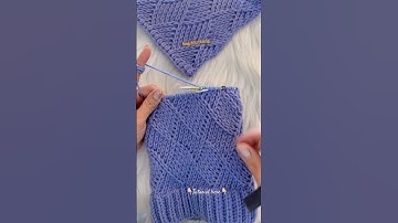 Click the link to watch the step-by-step video tutorial and create your own #Baklava #knithat #diy