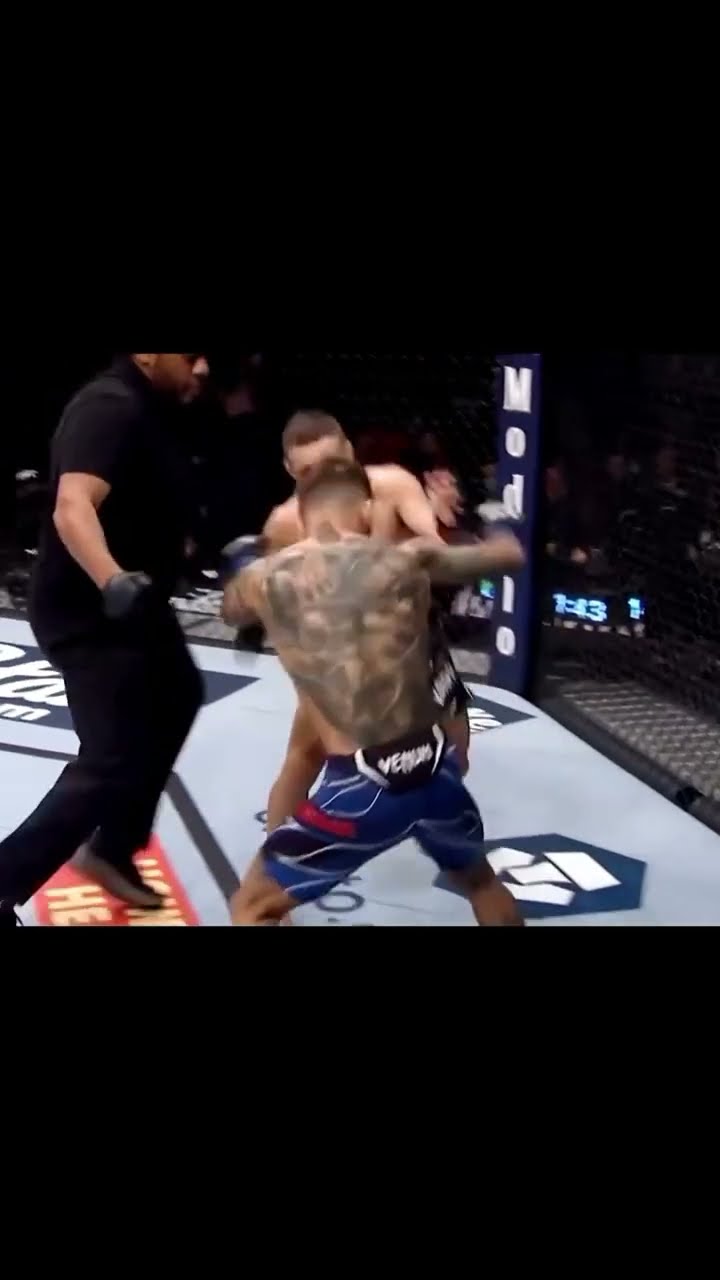 Knocked him ? Via - @ufc #ufc #mma #combatsports