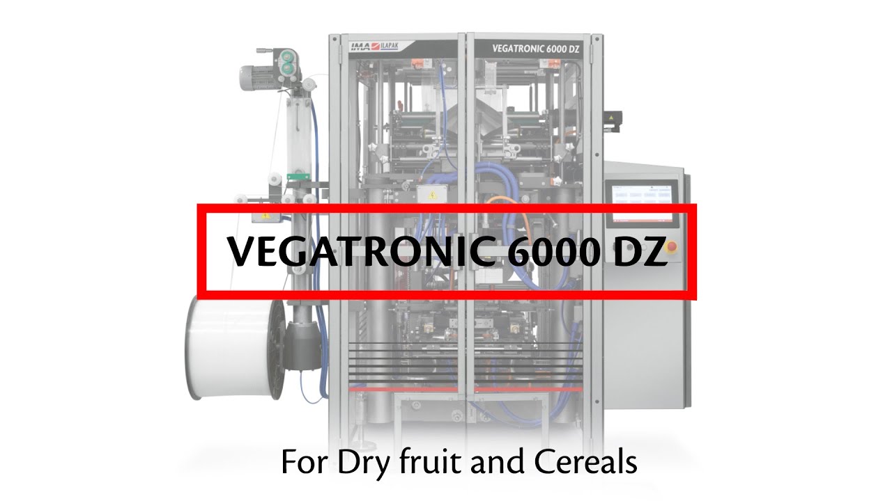 The brand new Vegatronic 6000 DZ, the most flexible continuous film motion VFFS vertical machine
