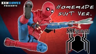 S.H FIguarts Spiderman Homemade Suit Version Action Figure Review