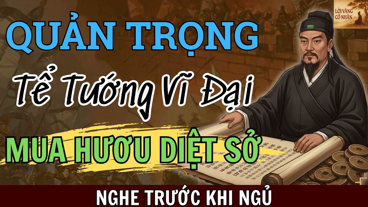 Quản Trọng : Đệ Nhất Quốc Sư - Chỉ 1 Mưu Kế Khiến Cả Vương Triều Sụp Đổ| Câu Chuyện Cổ Nhân