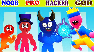 NOOBvsPROvsHACKERvsGOD in Blob N Giant Game vs Manga Run Game All Level Update Game - Part God