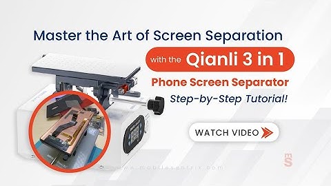 QIANLI 3 in 1 Universal Mobile Phone Screen Separator + Samsung Glass Only