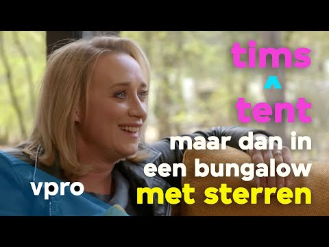 Eva Jinek in Tims ^ tent: maar dan in een bungalow met sterren