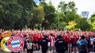 FC BAYERN FANMARSCH IN MADRID | Real Madrid - Bayern München 8/5/2024 UCL