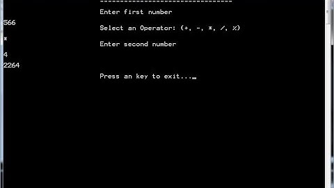 How to Create Calculator with Console Application in C#