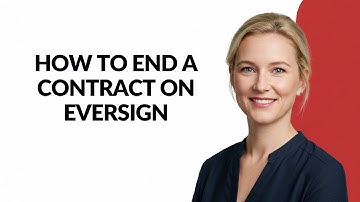 How to End a Contract on Eversign - Julia