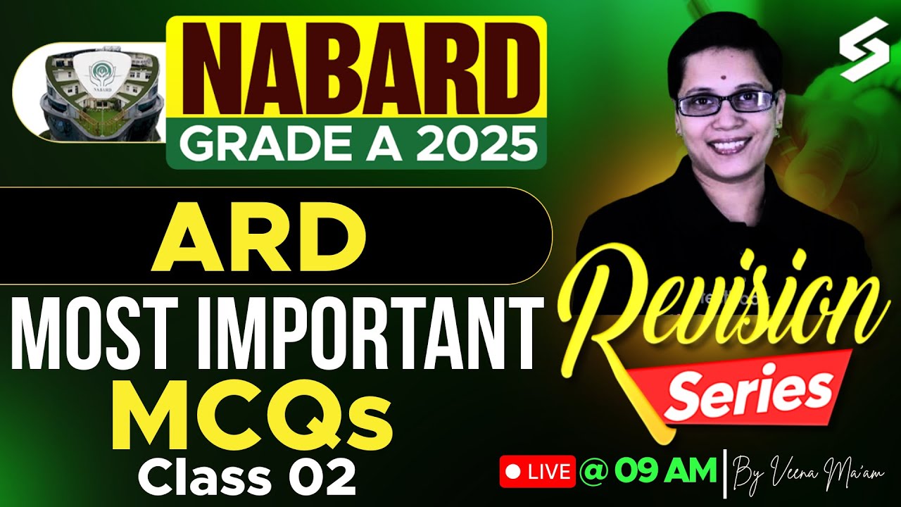 ARD for NABARD Grade A 2025 | NABARD Grade A ARD MCQs | NABARD Grade A ...
