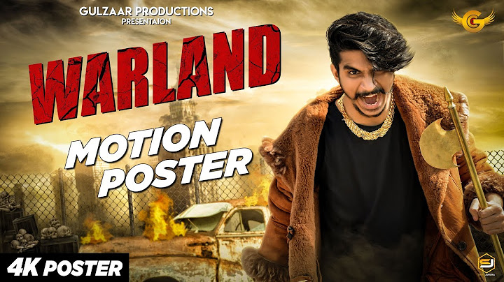 Gulzaar Chhaniwala - Warland | Motion Poster | Releasing on 20 November 2019