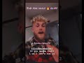 JAKE PAUL EXPLAINS WHY HE RAN FROM FLOYD #jakepaul #loganpaul #floydmayweather