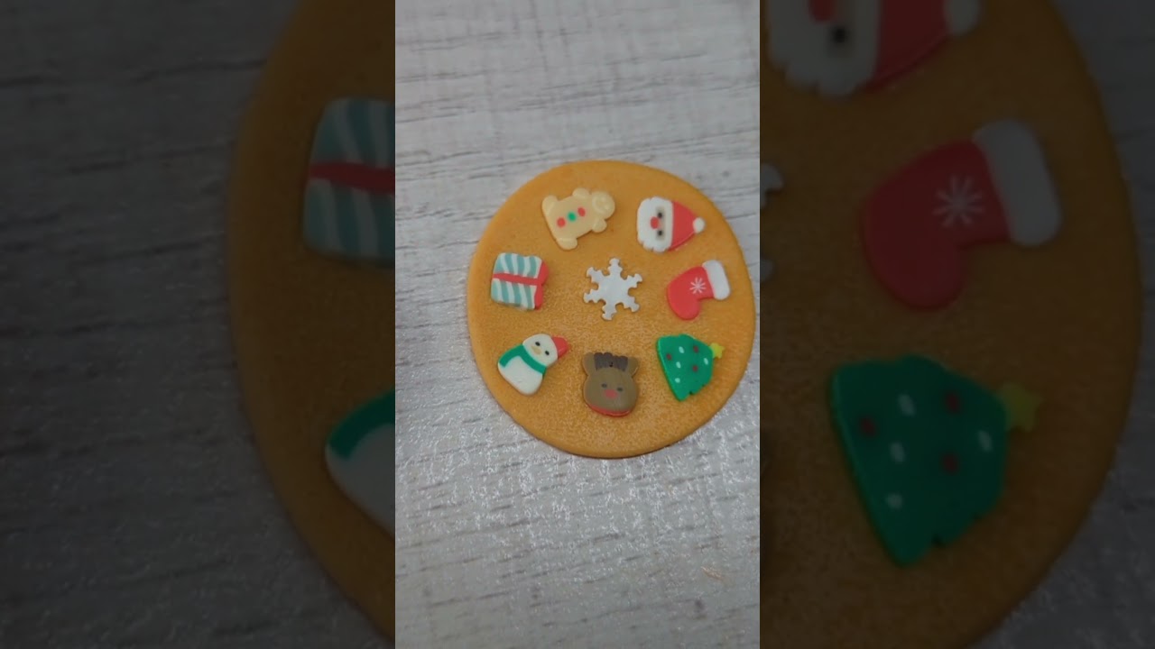 [miniature] 樹脂パーツで作るアイシングクッキー #ミニチュア #クリスマス #miniature