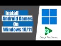 Play Android Games in Windows using Google Play Games Emulator