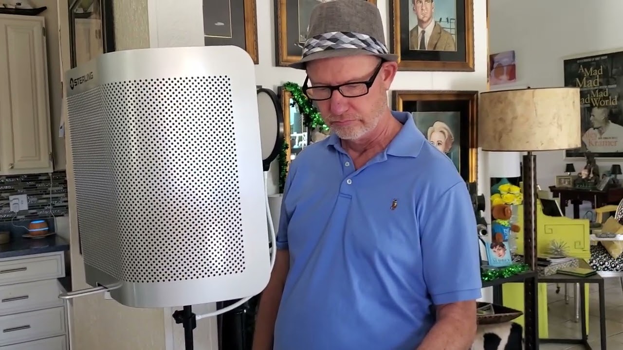 Terry Ray Practices His Voice-over for a Character in "THINGBATS" by Creator, Lonny Paul Johnson