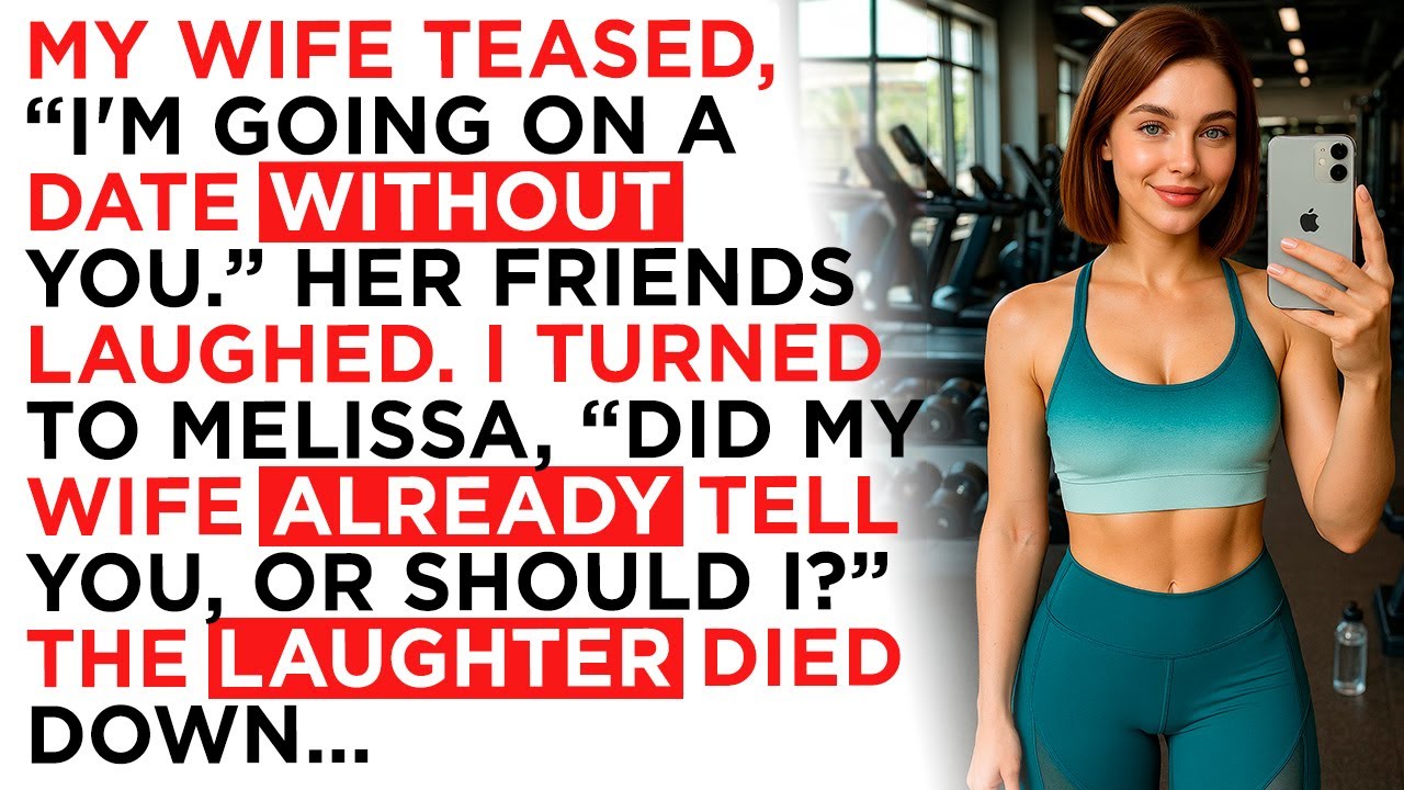 My wife teased, “I'm going on a date without you.” Her friends laughed. I turned...