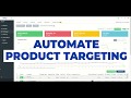 Automate product targeting with sellozo