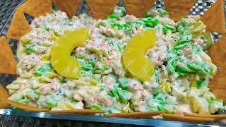 Cool Chromatic Pasta , Creamy Colourful cold Salad | Momtom's Kitchen