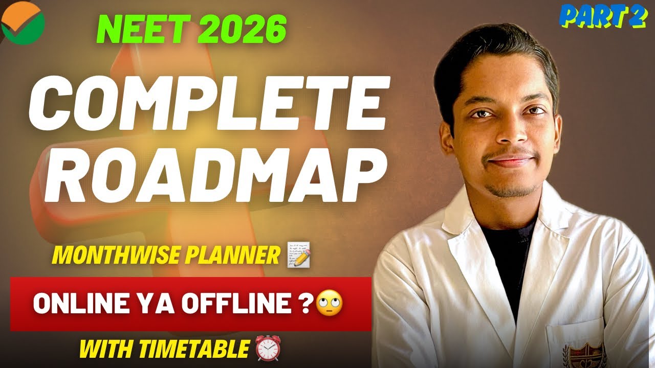 NEET 2026 complete strategy || Study plan, tips and resources #neet2026 ...