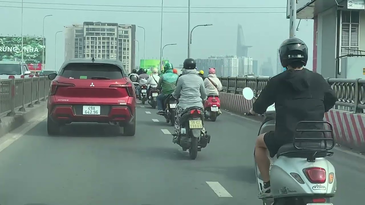 베트남 호치민 시내에서 공항가는길2