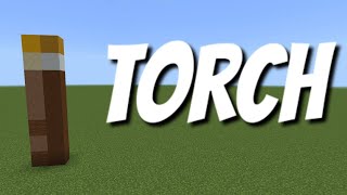 Minecraft Pixel Art Tutorial - Torch