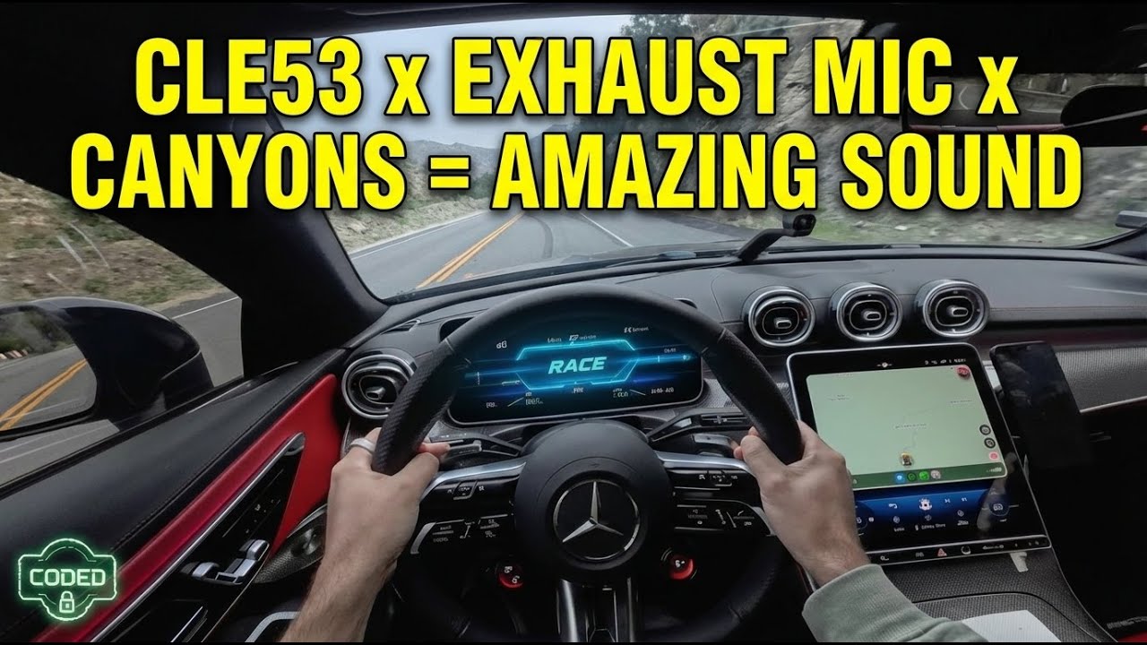 CLE53 AMG in the Canyons | Aftermarket Exhaust POV (DJI Mic 2)