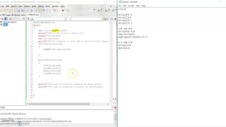 Sum Positive and Negative Integers in an Array in C
