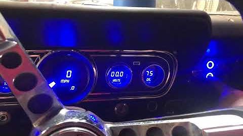 66 mustang digital dash