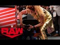 Becky Lynch takes out Bianca Belair after her match against Doudrop: Raw, March 14, 2022