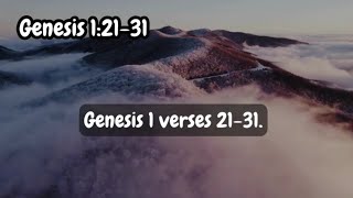 Genesis 1:21–31 KJV | God Creates Man in His Own Image | Scripture Audio