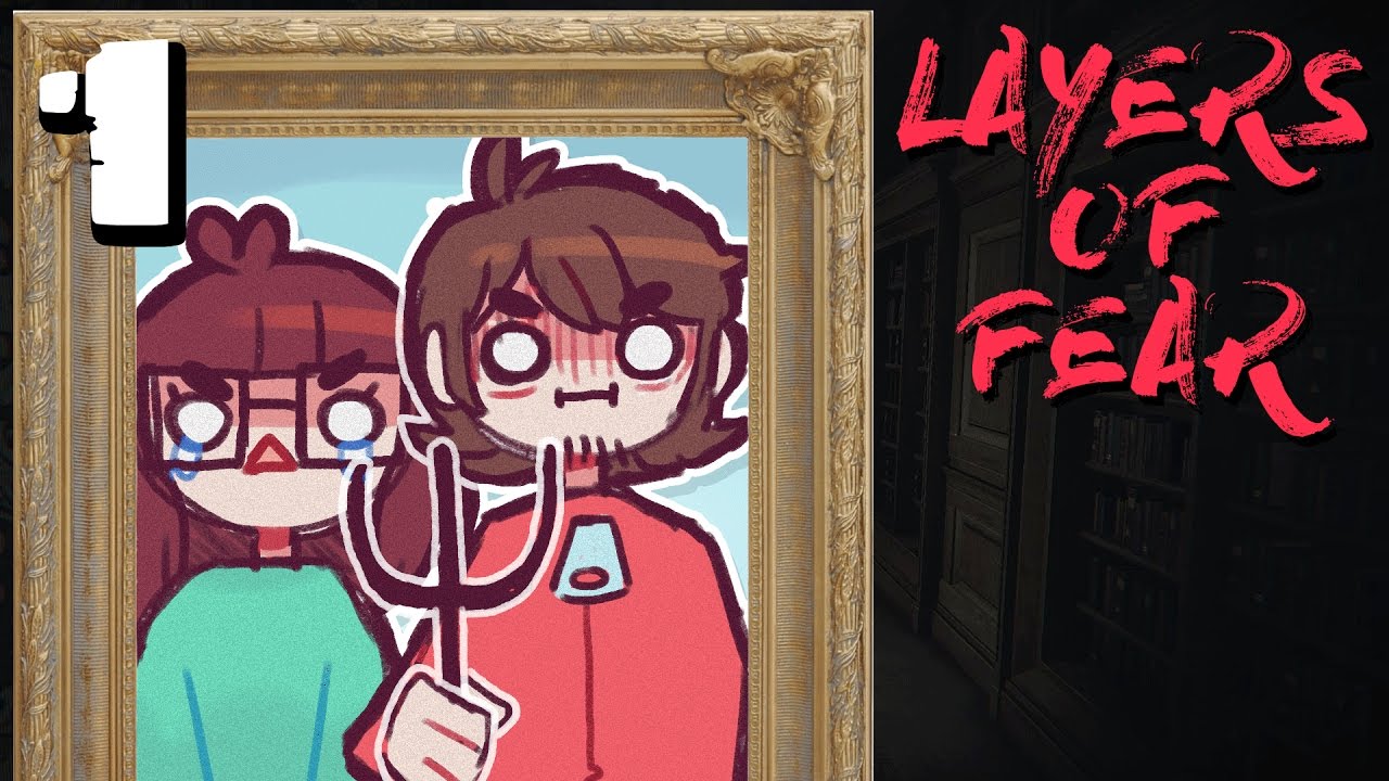 Dalton + Emi  w/ FACECAM Getting Scared / Layers of Fear / Part 1 / Jaltoid Games