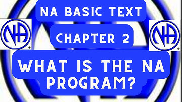 NA Basic Text Chapter 2 - What is the NA program ?  #jftguy #jft