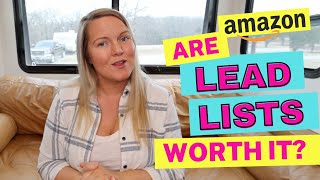 Are Amazon OA Lead Lists Worth It? We Tested 5 Leads Lists - Here are the results!