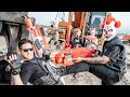 LTT Films : SEAL Black Man Nerf Guns Fight Criminal Group Tiger Mask Dragon Hill War