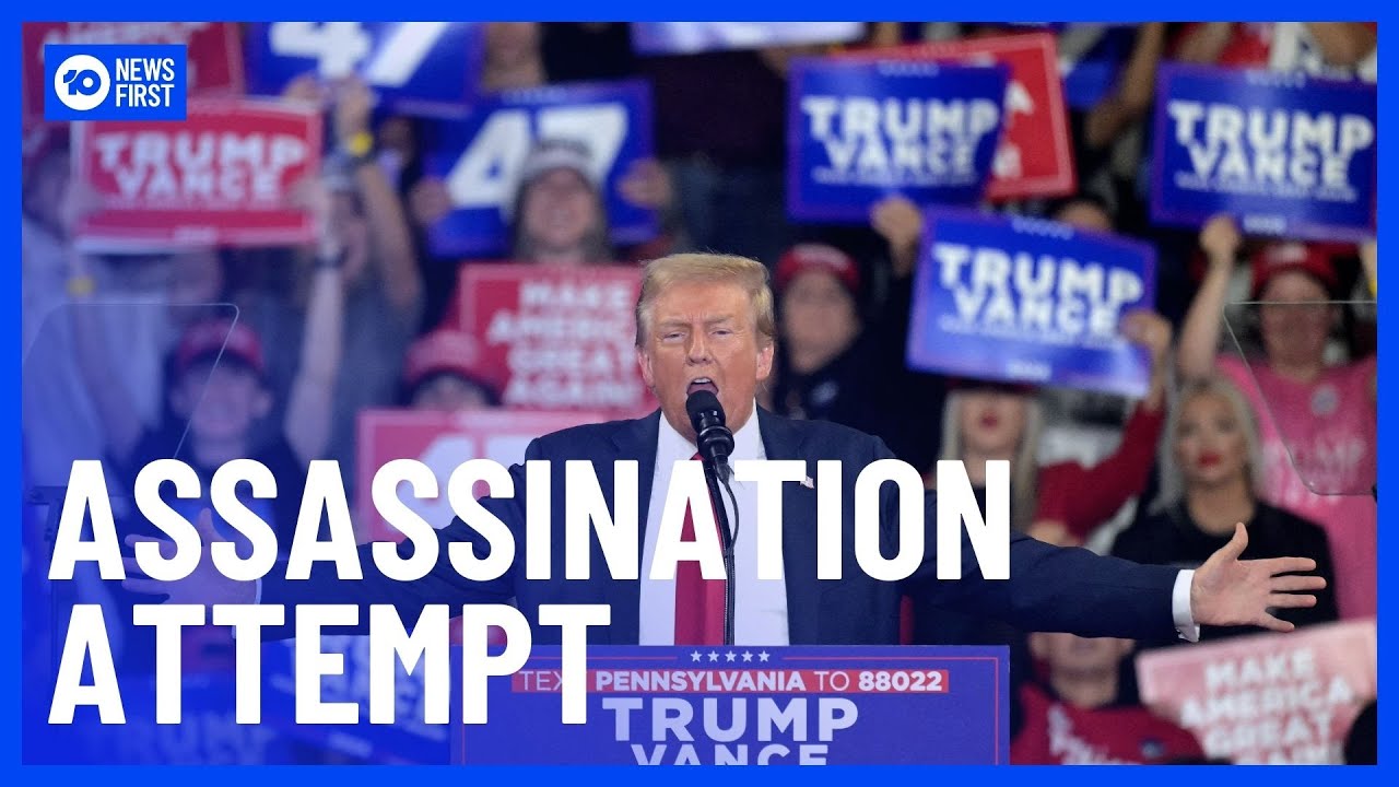 Donald Trump Third Assassination Attempt | 10 News First - YouTube