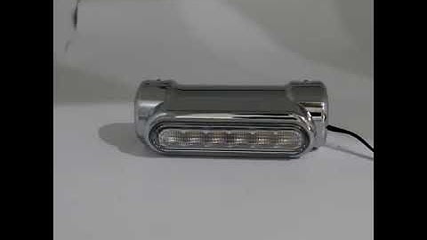 Motorcycle Road Bar Light LED Turn Signal Light DRL Switchback White Light Amber