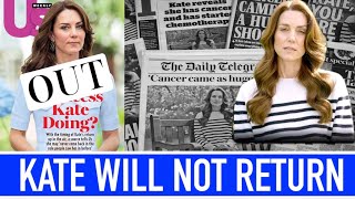 BREAKING: KATE MIDDLETON WILL NEVER RETURN TO ROYAL DUTY