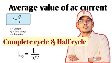 Average value of AC current || For the Complete Cycle|| For Half Cycle || #viralvideo #thepcpc