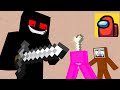 Monster School : AMONG US CHALLENGE PART 2 - Minecraft Animation