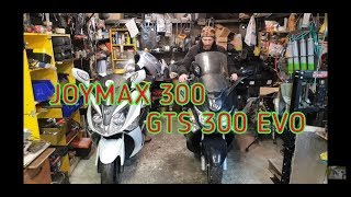 SYM JOYMAX 300 или SYM GTS 300 EVO.