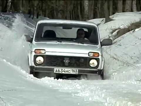 Зимний тест-драйв Нива LADA 4x4 M (NIVA ВАЗ-21214), winter test-drive.