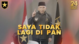 AMIEN RAIS TIDAK INGIN DIKAITKAN LAGI DENGAN PAN #goodbyepan #partaiummat